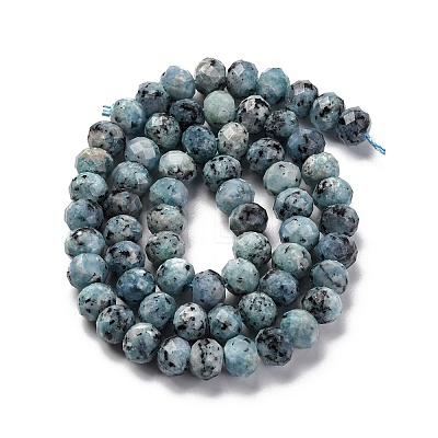 Natural Sesame Jasper Beads Strands G-K380-A18-01-1