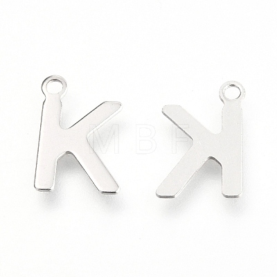 Non-Tarnish 201 Stainless Steel Charms X-STAS-C021-06P-K-1