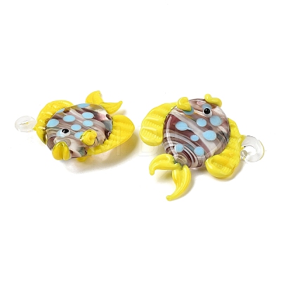 Handmade Lampwork Pendants LAMP-B035-01A-04-1