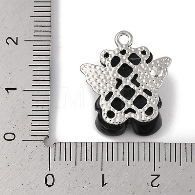 Platinum Alloy Resin Pendants FIND-U017-05P-01-1