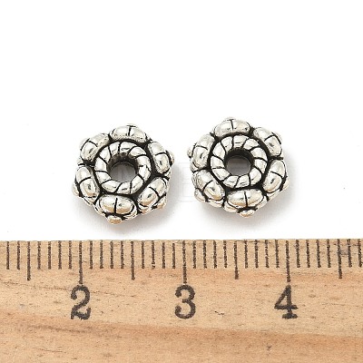 Tibetan Style Alloy Beads TIBE-P003-36AS-1