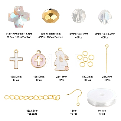 DIY Easter Themed Earring Making Kits DIY-LS0003-84-1