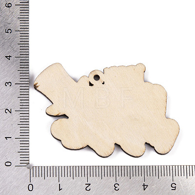 Printed Wood Pendants FIND-H003-01B-1