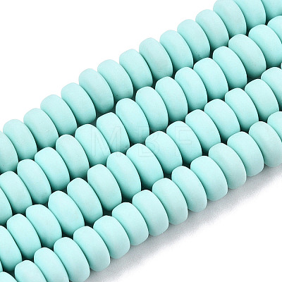 Handmade Polymer Clay Beads Strands X-CLAY-N008-008H-1