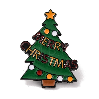 Christmas Tree Enamel Pins JEWB-M043-03A-1