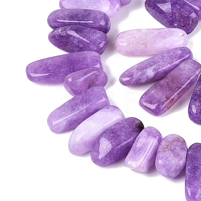 Dyed Natural Quartz Beads Strands G-Q606-24A-08-1