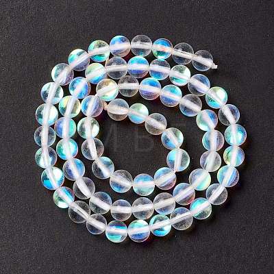 Synthetic Moonstone Beads Strands G-E573-02A-14-1