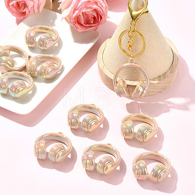 UV Plating Opaque Acrylic Pendants SACR-FZC0001-001I-1