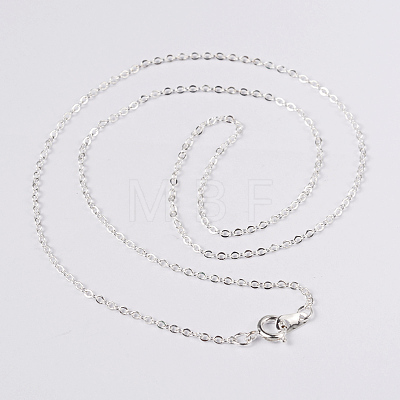 Brass Cable Chain Necklace SW028-S-1