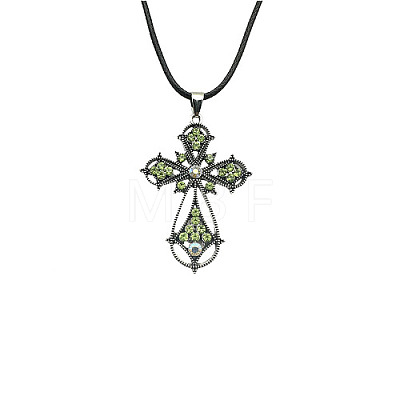 Cross Zinc Alloy Pendant Necklace VJ0126-06-1