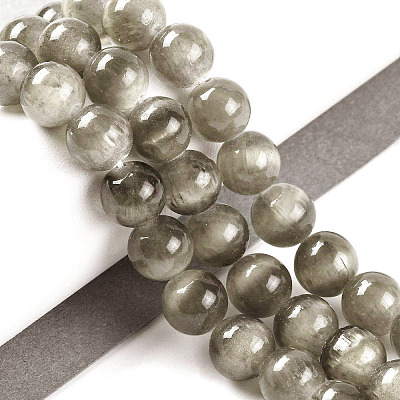 Natural Selenite Beads Strands G-C142-01B-01-1