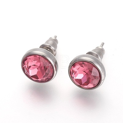 304 Stainless Steel Stud Earrings EJEW-F182-A03-1