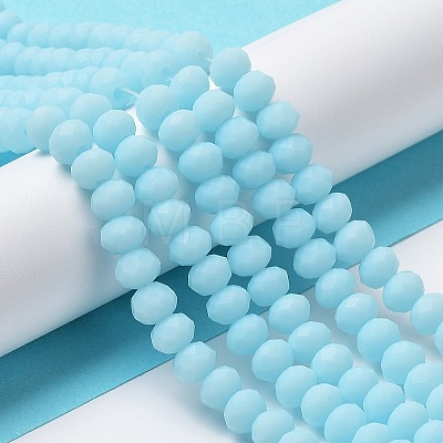 Glass Beads Strands EGLA-A034-P6mm-MD06-1