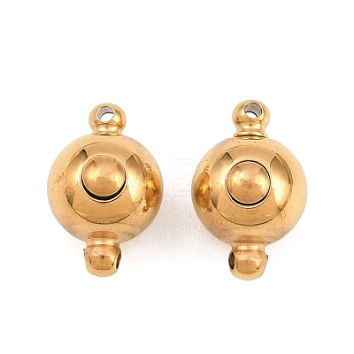 304 Stainless Steel Box Clasps STAS-Z203-02G-1