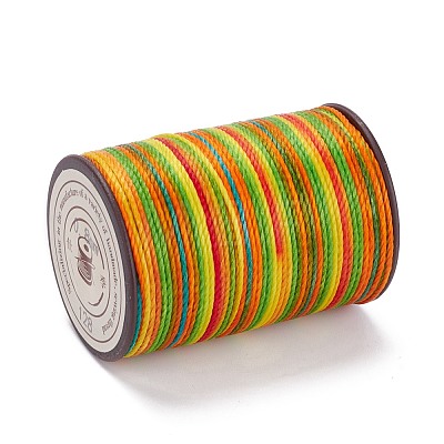 Round Waxed Polyester Thread String YC-D004-02E-128-1