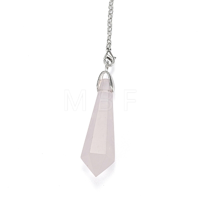 Natural & Synthetic Mixed Gemstone Dowsing Pendulum Pendants G-I300-A-1