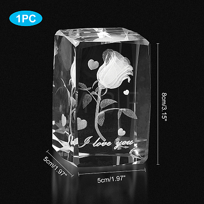 Transparent Glass Display Decorations DJEW-WH0010-42-1