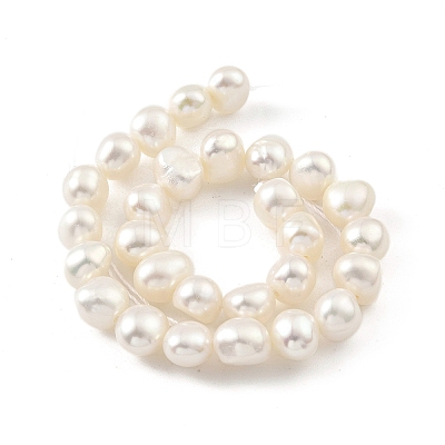 Natural Cultured Freshwater Pearl Beads Strands PEAR-A006-07H-1