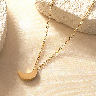 304 Stainless Steel Pendant Necklaces for Women WG5CF80-01-1