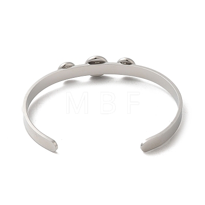 304 Stainless Steel Cuff Bangle Making STAS-Q300-02P-1