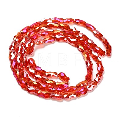 Electroplate Glass Beads Strands EGLA-P066-01A-AB09-1