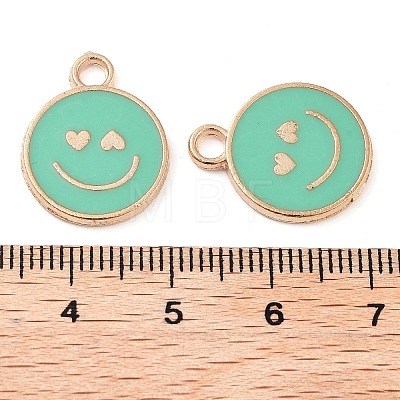 Alloy Enamel Pendants PALLOY-S192-04G-01-1