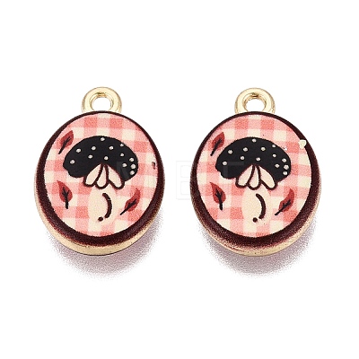 Printed Alloy Pendants PALLOY-SZC0008-05R-1