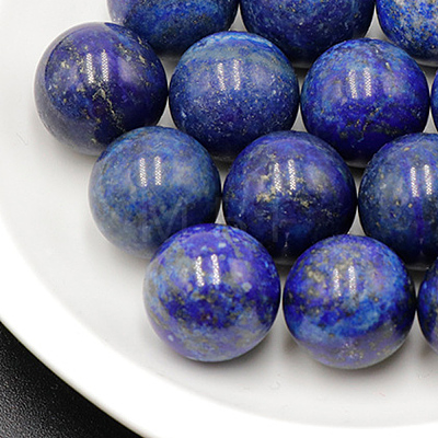 Dyed Natural Lapis Lazuli Round Beads X-G-I170-16mm-20-1