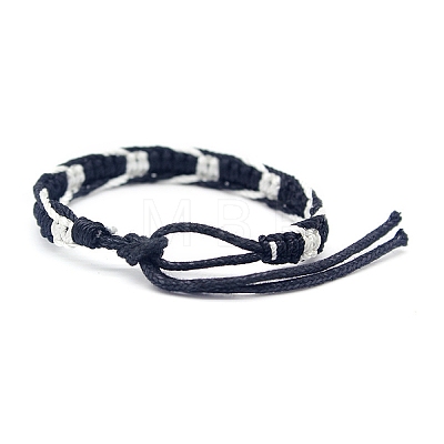 Adjustable Polyester Braided Cord Bracelet PW23071061735-1