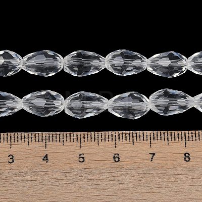 Transparent Imitation Jade Glass Beads Strands GLAA-N005-T4mm-D-1-1