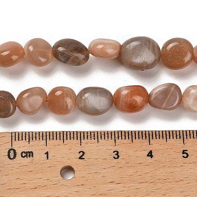 Natural Sunstone Beads Strands G-P497-01E-81B-1