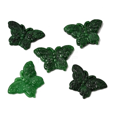 Natural Myanmar Jade Dyed Pendants G-C283-05-1