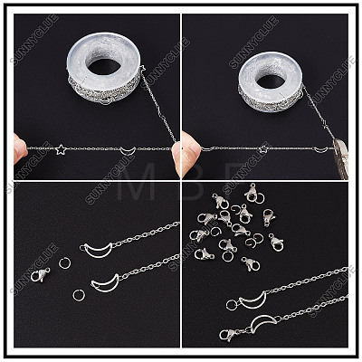 DIY Chain Necklaces Making Kits DIY-SC0020-80-1