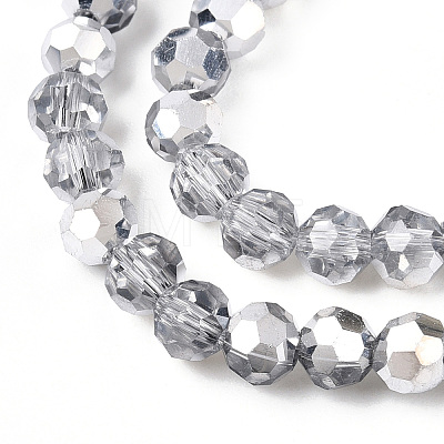 Transparent Electroplate Glass Beads Strands LS-EGLA-A035-T4mm-M01-1