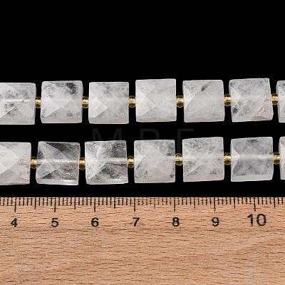 Natural Quartz Crystal Beads Strands G-F839-A31-01-1