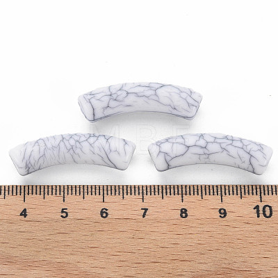 Opaque Crackle Acrylic Beads MACR-S372-002N-010-1