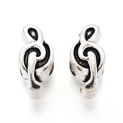 Tibetan Style Alloy European Beads PALLOY-T093-34AS-1