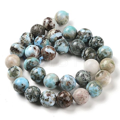 Natural Larimar Beads Strands G-P524-A02-05-1