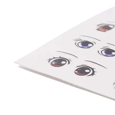 Water Transfer Doll Eyes Stickers DIY-B039-06-1