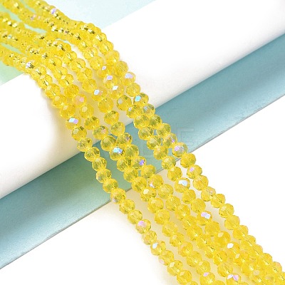 Electroplate Glass Beads Strands X1-EGLA-A034-T8mm-L02-1