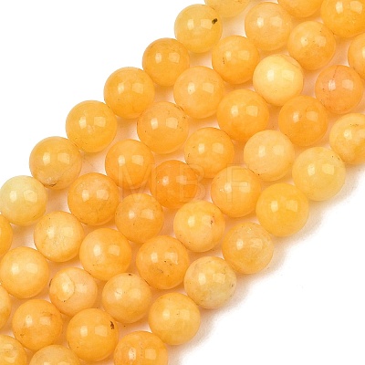 Natural Dyed White Jade Beads Strands GG-CBAEB22-B01-8mm-12-1