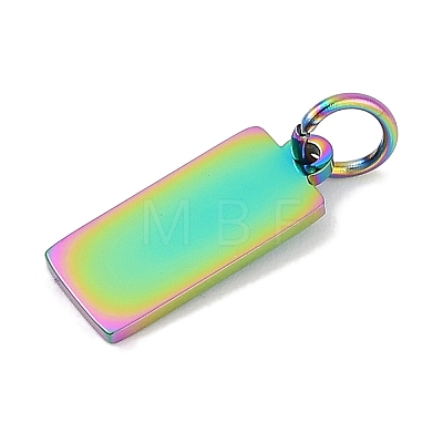 Ion Plating(IP) 304 Stainless Steel Pendants STAS-I311-31B-RC-1