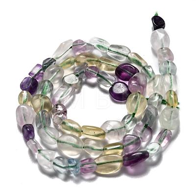 Natural Fluorite Beads Strands G-F575-18A-1
