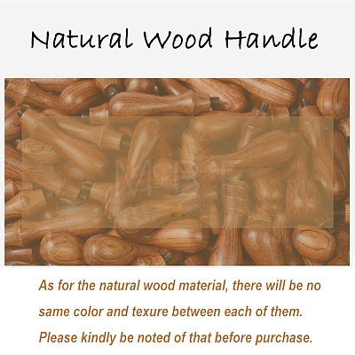 DIY Wood Wax Seal Stamp AJEW-WH0131-248-1