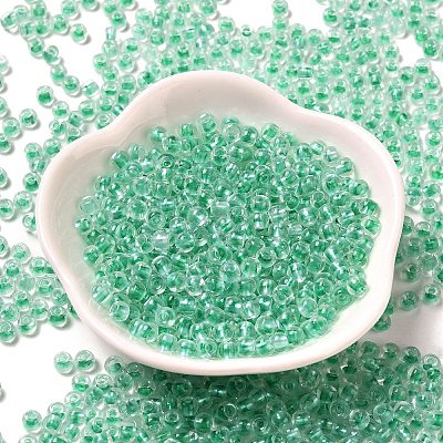 Transparent Glass Round Seed Beads SEED-B001-05A-11-1