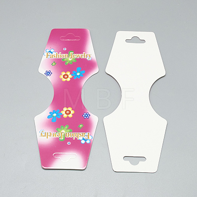 Cardboard Necklace & Bracelet Display Cards CDIS-R034-39-1