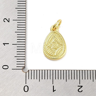 Rack Plating Brass Enamel Charms KK-M293-37G-03-1