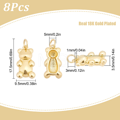 Rack Plating Brass Pendants KK-SC0003-23-1