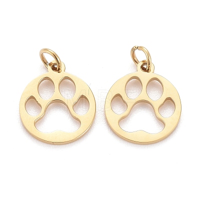 Ion Plating(IP) 304 Stainless Steel Pet Charms STAS-I164-049G-1