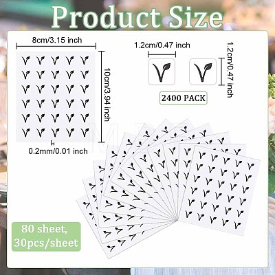 PVC & Paper Sticker Labels DIY-WH0374-67B-1